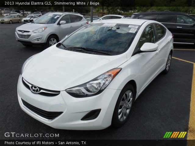 2013 Hyundai Elantra GLS in Shimmering White