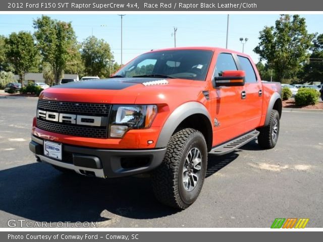 2012 Ford F150 SVT Raptor SuperCrew 4x4 in Race Red