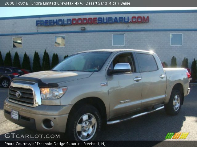2008 Toyota Tundra Limited CrewMax 4x4 in Desert Sand Mica