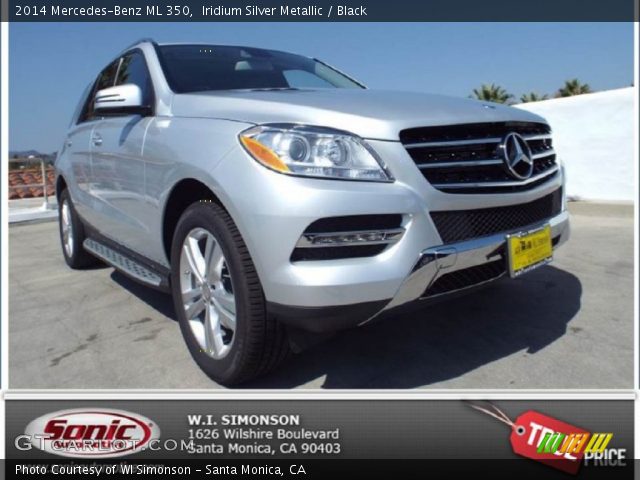 2014 Mercedes-Benz ML 350 in Iridium Silver Metallic