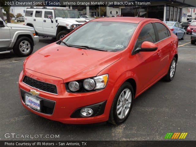2013 Chevrolet Sonic LT Sedan in Inferno Orange Metallic