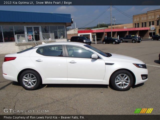 2013 Kia Optima LX in Snow White Pearl