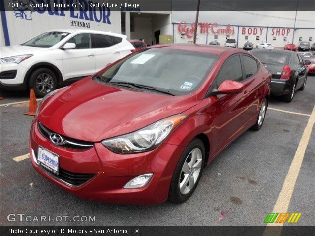 2012 Hyundai Elantra GLS in Red Allure