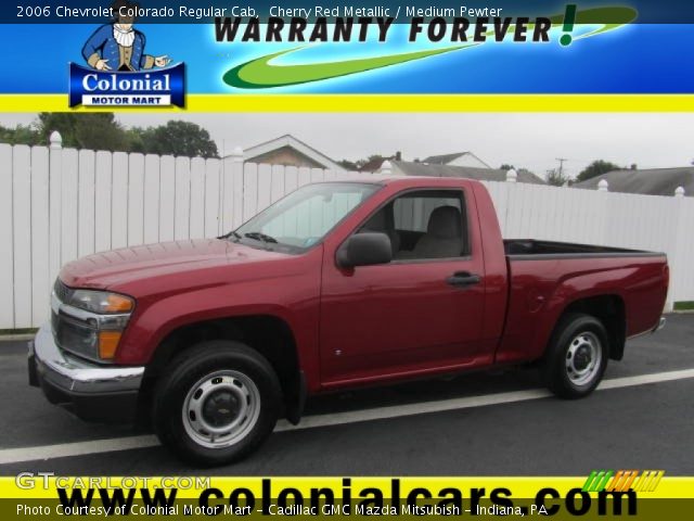 2006 Chevrolet Colorado Regular Cab in Cherry Red Metallic