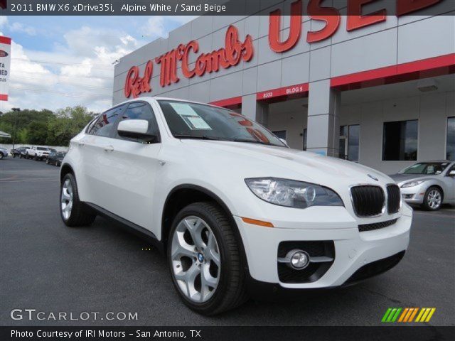 2011 BMW X6 xDrive35i in Alpine White