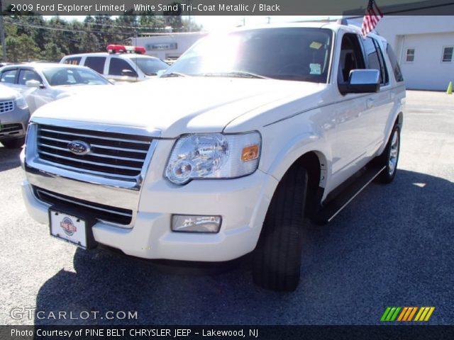 2009 Ford Explorer Limited in White Sand Tri-Coat Metallic