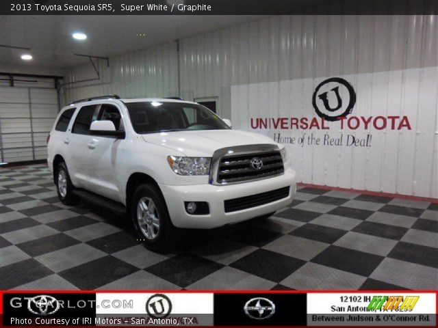 2013 Toyota Sequoia SR5 in Super White
