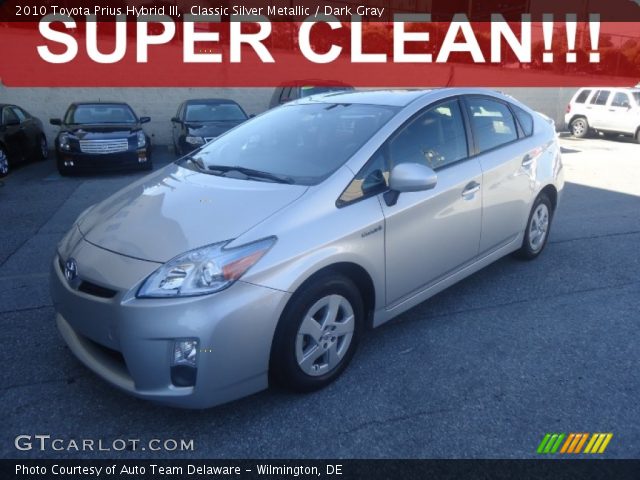 2010 Toyota Prius Hybrid III in Classic Silver Metallic