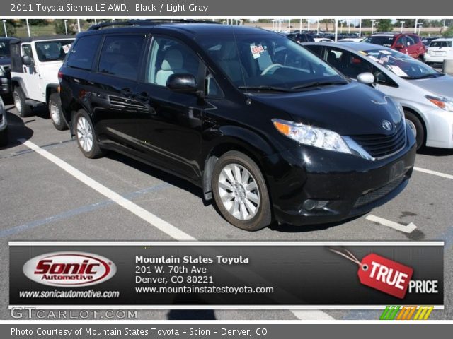 2011 Toyota Sienna LE AWD in Black