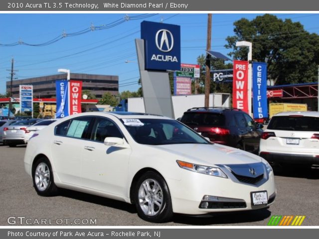 2010 Acura TL 3.5 Technology in White Diamond Pearl