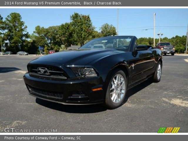 2014 Ford Mustang V6 Premium Convertible in Black