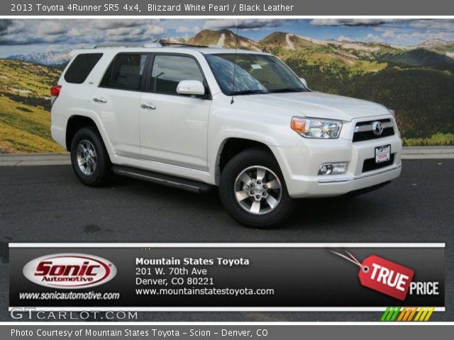 2013 Toyota 4Runner SR5 4x4 in Blizzard White Pearl