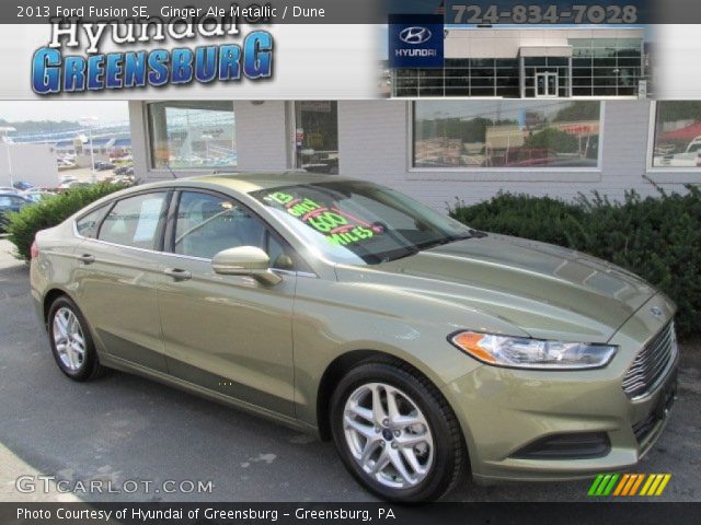 2013 Ford Fusion SE in Ginger Ale Metallic