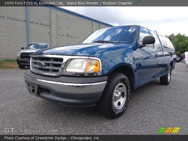 2000 Ford F150 XL Extended Cab in Island Blue Metallic
