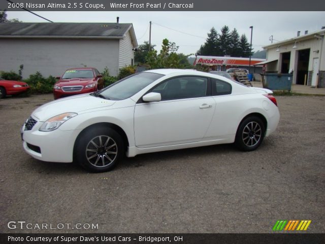 2008 Nissan Altima 2.5 S Coupe in Winter Frost Pearl