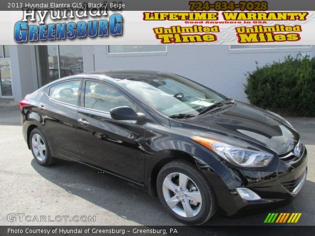 2013 Hyundai Elantra GLS in Black