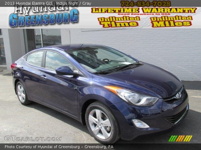 2013 Hyundai Elantra GLS in Indigo Night