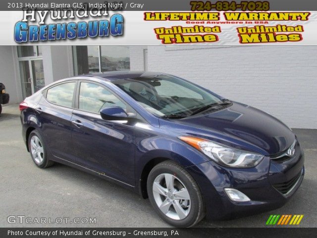 2013 Hyundai Elantra GLS in Indigo Night