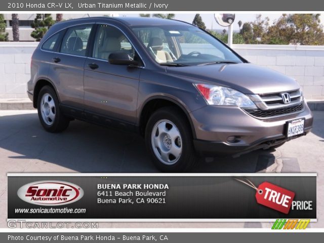2010 Honda CR-V LX in Urban Titanium Metallic