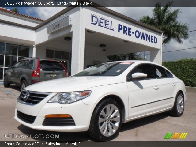2011 Volkswagen CC Sport in Candy White