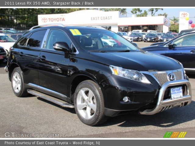 2011 Lexus RX 350 AWD in Stargazer Black