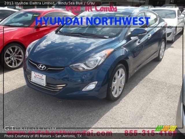 2013 Hyundai Elantra Limited in Windy Sea Blue