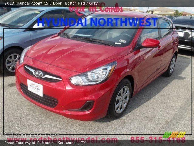 2013 Hyundai Accent GS 5 Door in Boston Red