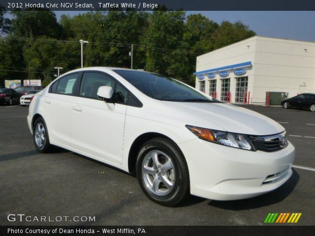 2012 Honda Civic NGV Sedan in Taffeta White
