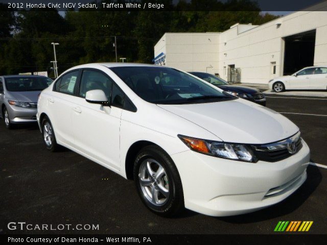 2012 Honda Civic NGV Sedan in Taffeta White