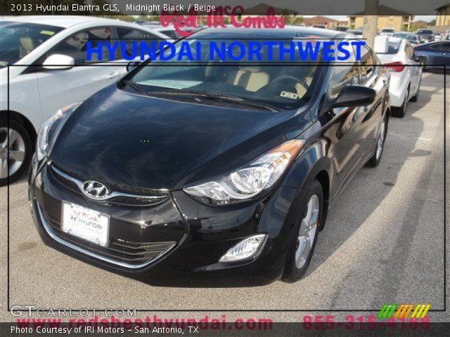 2013 Hyundai Elantra GLS in Midnight Black