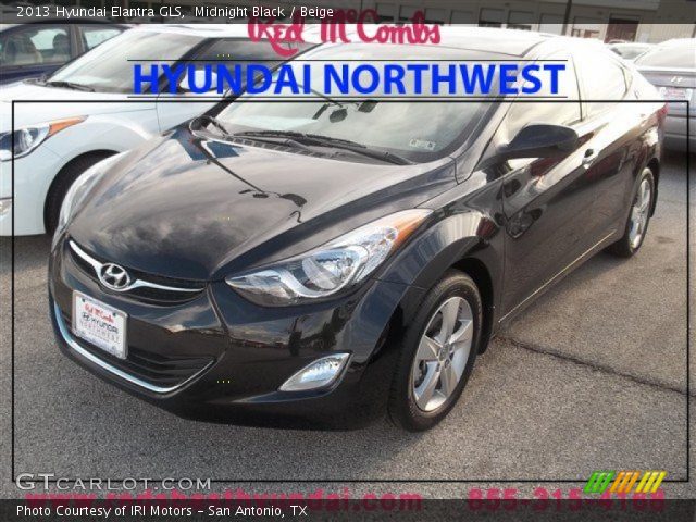 2013 Hyundai Elantra GLS in Midnight Black