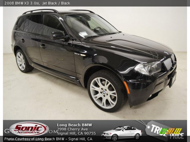 2008 BMW X3 3.0si in Jet Black