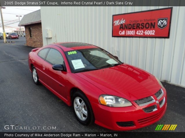 2005 Dodge Stratus SXT Coupe in Inferno Red Crystal Pearl