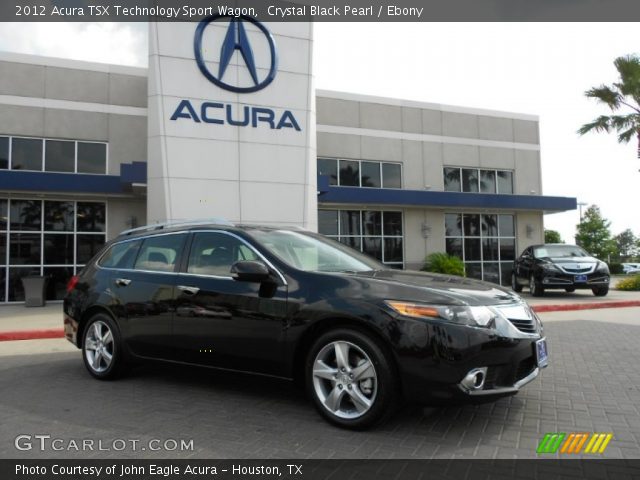 2012 Acura TSX Technology Sport Wagon in Crystal Black Pearl