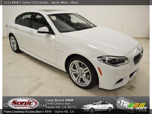 2014 BMW 5 Series 535d Sedan in Alpine White