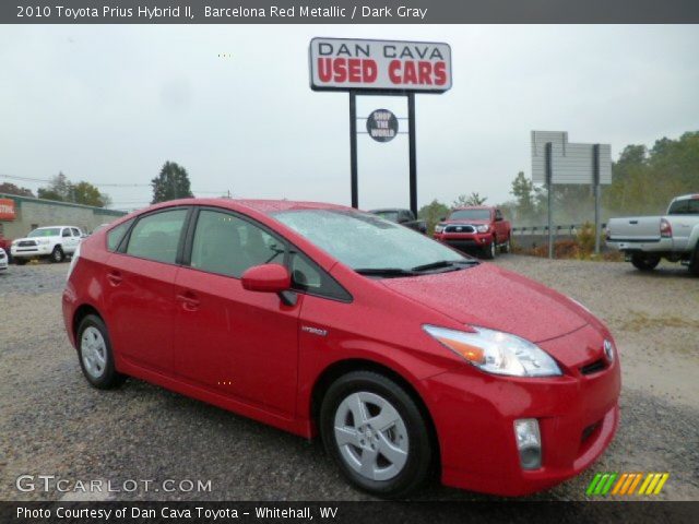 2010 Toyota Prius Hybrid II in Barcelona Red Metallic