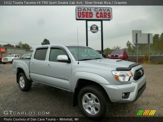 2012 Toyota Tacoma V6 TRD Sport Double Cab 4x4 in Silver Streak Mica