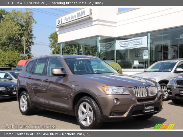 2011 BMW X3 xDrive 28i in Sparkling Bronze Metallic