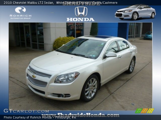 2010 Chevrolet Malibu LTZ Sedan in White Diamond Tricoat