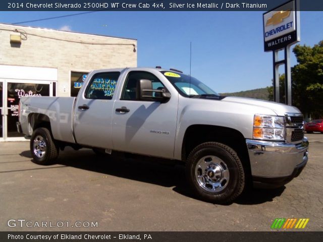 2014 Chevrolet Silverado 2500HD WT Crew Cab 4x4 in Silver Ice Metallic