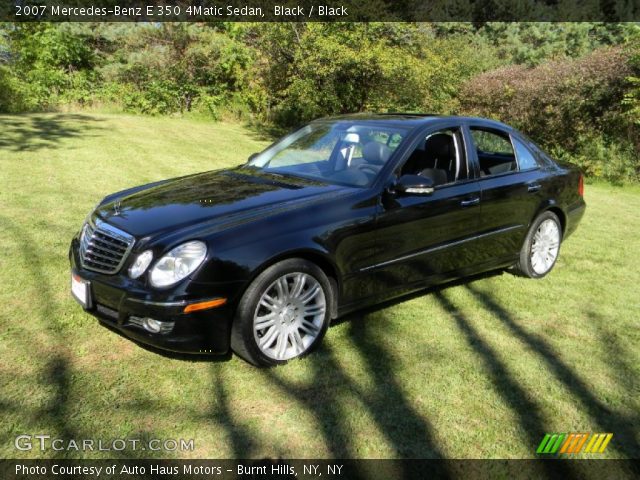 2007 Mercedes-Benz E 350 4Matic Sedan in Black