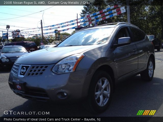 2008 Nissan Rogue SL AWD in Gotham Gray Metallic