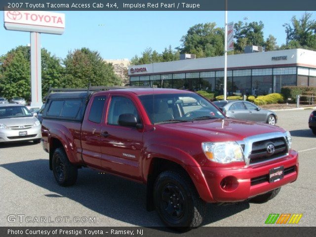 2007 Toyota Tacoma Access Cab 4x4 in Impulse Red Pearl