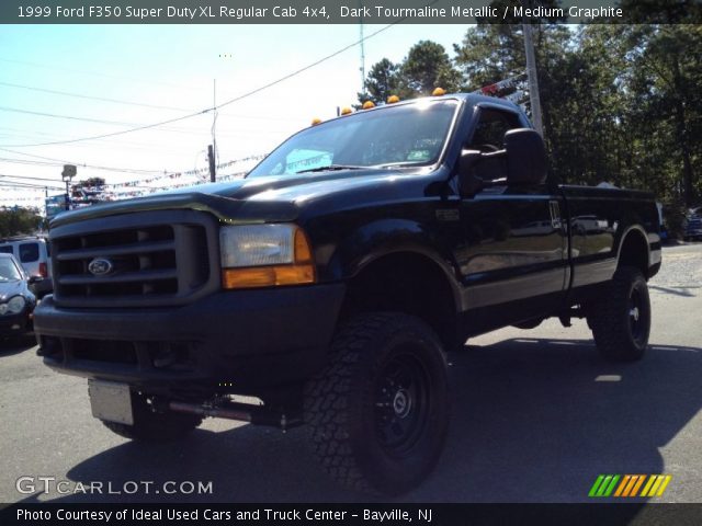 1999 Ford F350 Super Duty XL Regular Cab 4x4 in Dark Tourmaline Metallic
