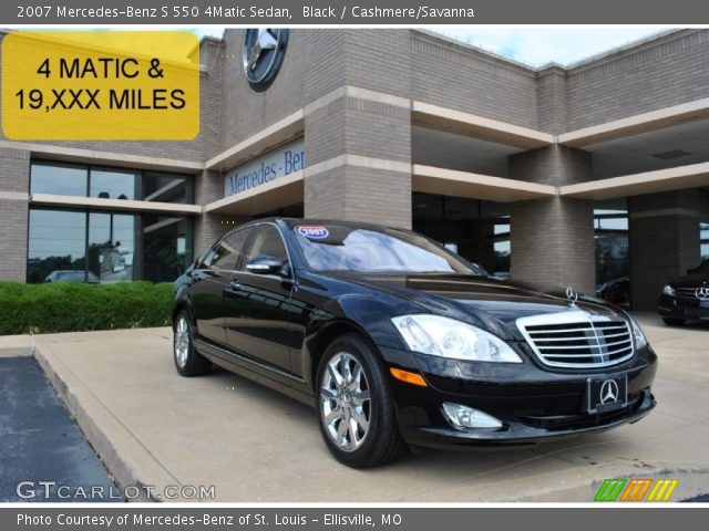 2007 Mercedes-Benz S 550 4Matic Sedan in Black