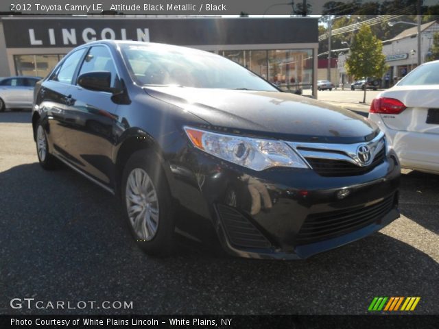 2012 Toyota Camry LE in Attitude Black Metallic
