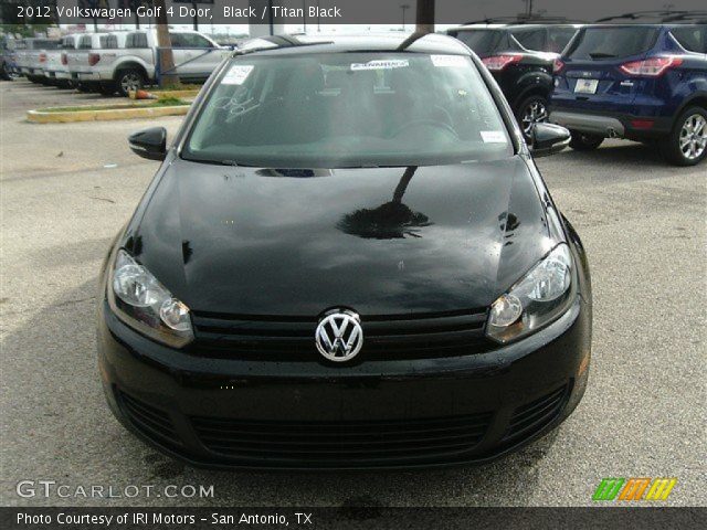 2012 Volkswagen Golf 4 Door in Black