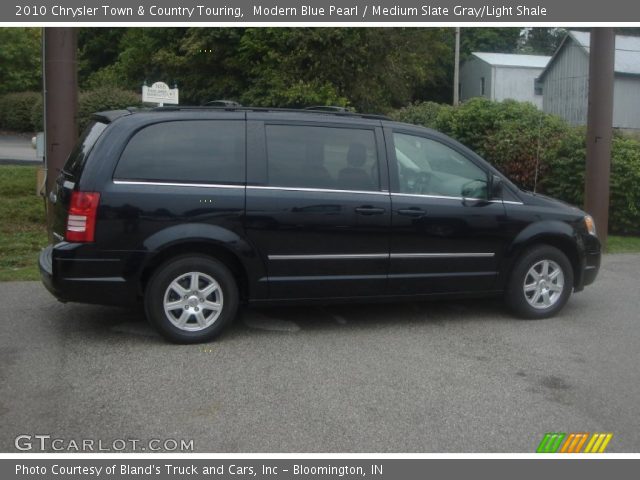 2010 Chrysler Town & Country Touring in Modern Blue Pearl