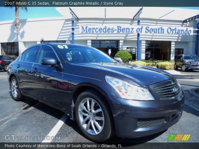 2007 Infiniti G 35 Sedan in Platinum Graphite Metallic