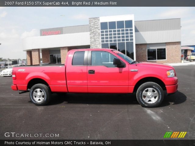 2007 Ford F150 STX SuperCab 4x4 in Bright Red